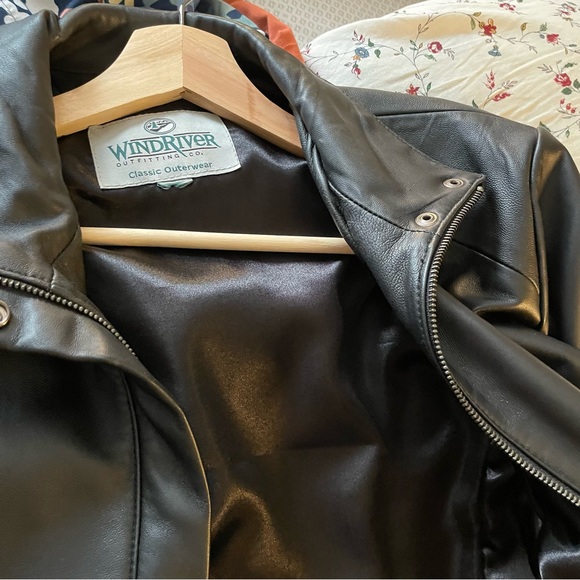 Oversized Leather Jacket Windriver Large Hailey - Picture 3 of 9